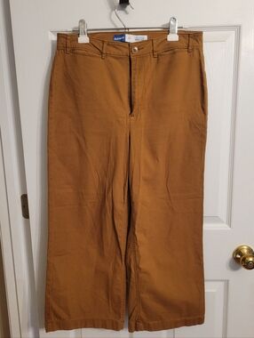 Old Navy Women's Wide-Leg Pants in Rust Brown